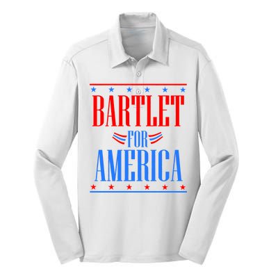 Bartlet for America Silk Touch Performance Long Sleeve Polo