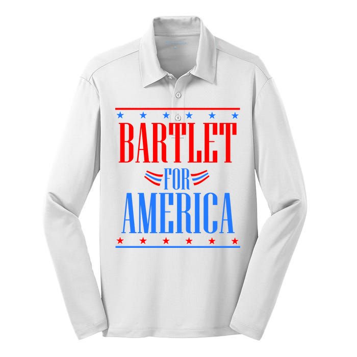 Bartlet for America Silk Touch Performance Long Sleeve Polo