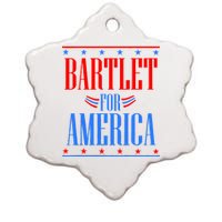 Bartlet for America Ceramic Star Ornament