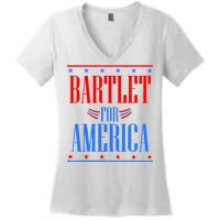 Bartlet for America Women's V-Neck T-Shirt