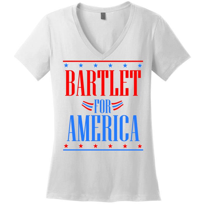 Bartlet for America Women's V-Neck T-Shirt