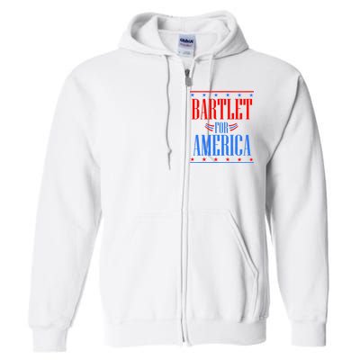 Bartlet for America Full Zip Hoodie