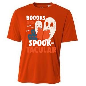 Books Are SpookTacular Halloween Bookworm Book Reading Meaningful Gift Cooling Performance Crew T-Shirt