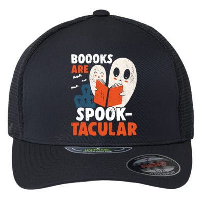 Books Are SpookTacular Halloween Bookworm Book Reading Meaningful Gift Flexfit Unipanel Trucker Cap