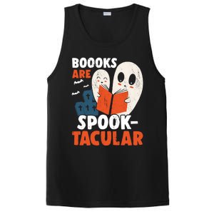 Books Are SpookTacular Halloween Bookworm Book Reading Meaningful Gift PosiCharge Competitor Tank