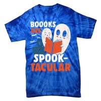 Books Are SpookTacular Halloween Bookworm Book Reading Meaningful Gift Tie-Dye T-Shirt