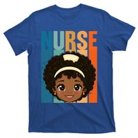 Black Afro Strong Nurse Black History Month Nursing Gift T-Shirt