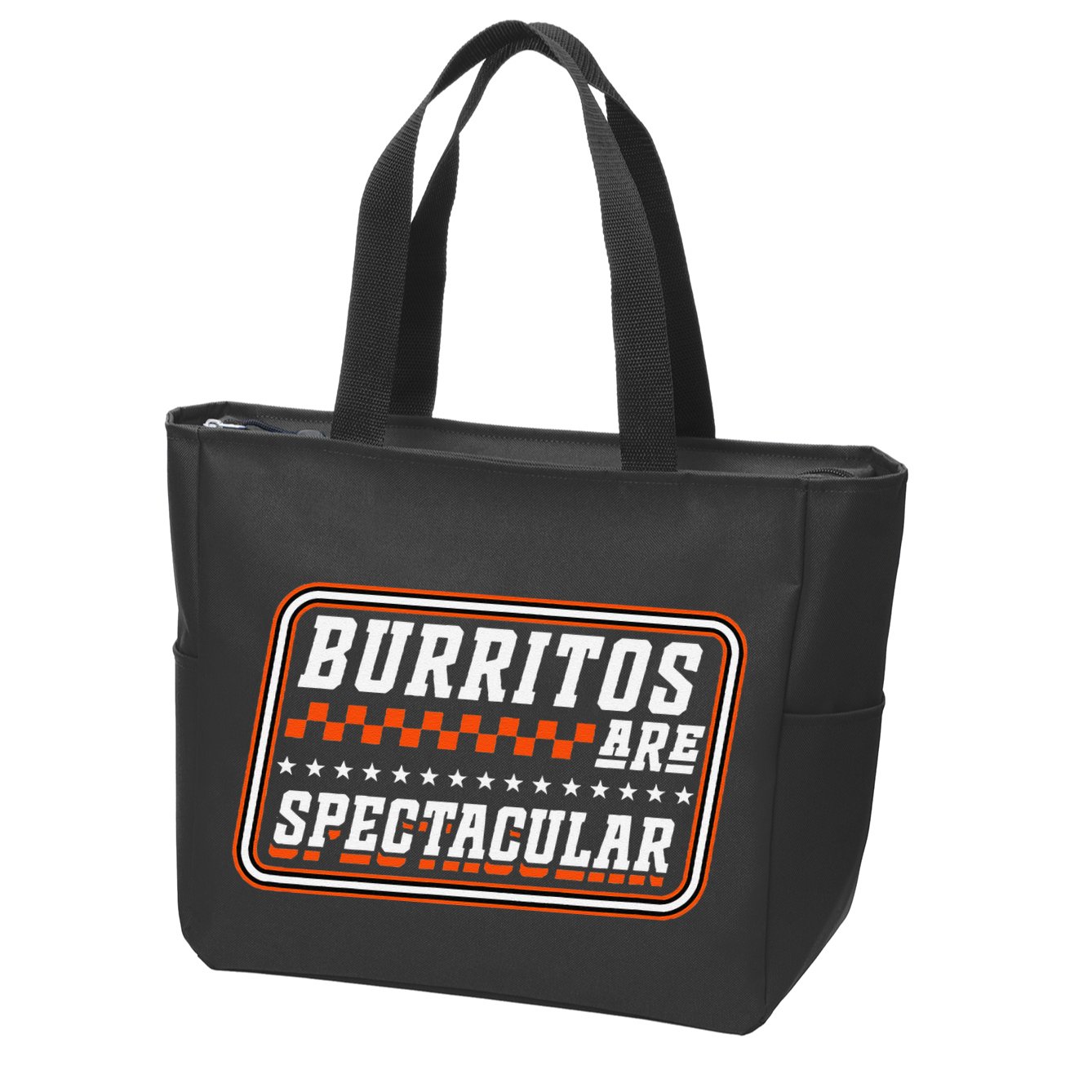 Burritos Are Spectacular Burrito Lover Saying Zip Tote Bag