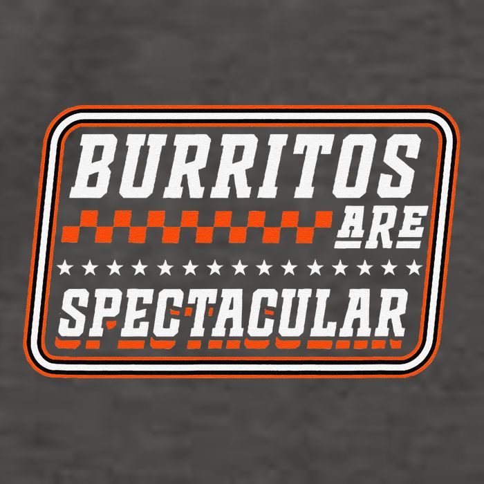 Burritos Are Spectacular Burrito Lover Saying Vector Backpack