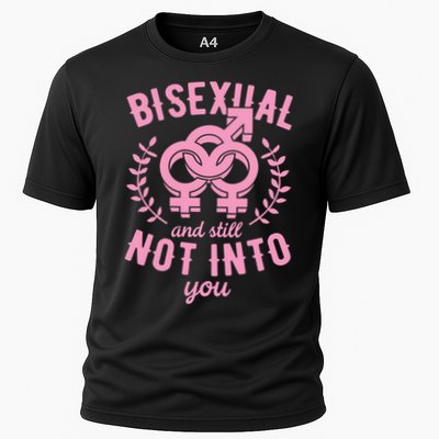 Bisexual And Still Not Into You Cute Bi Pride Flag Quotes Funny Gift Performance Shirt