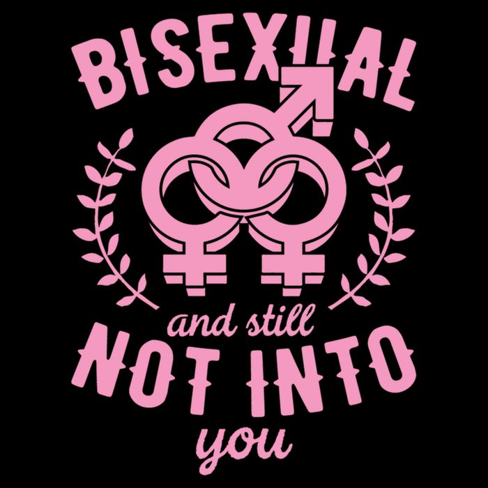 Bisexual And Still Not Into You Cute Bi Pride Flag Quotes Funny Gift Flat Bill Trucker Hat