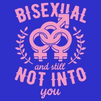Bisexual And Still Not Into You Cute Bi Pride Flag Quotes Funny Gift Magnet