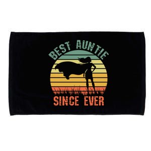 Best Auntie Since Ever Hero Super Aunt Birthday Aunts Great Gift Microfiber Hand Towel