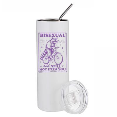 Bisexual And Still Not Into You Bi Pride Subtle Bisexual Stainless Steel Tumbler