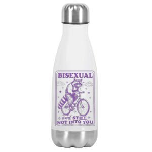 Bisexual And Still Not Into You Bi Pride Subtle Bisexual Stainless Steel Insulated Water Bottle