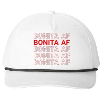 Bonita Af Spanish Pretty Latina Snapback Five-Panel Rope Hat