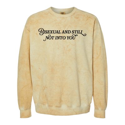 Bisexual And Still Not Into You Colorblast Crewneck Sweatshirt