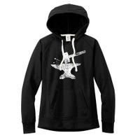 Blacksmith Anvil Striking Distressed Vintage Women's Fleece Hoodie