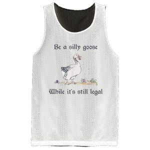 Be A Silly Goose While Its Still Legal Funny Meme Mesh Reversible Basketball Jersey Tank