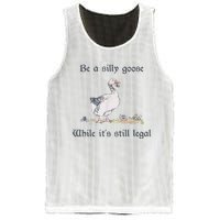 Be A Silly Goose While Its Still Legal Funny Meme Mesh Reversible Basketball Jersey Tank