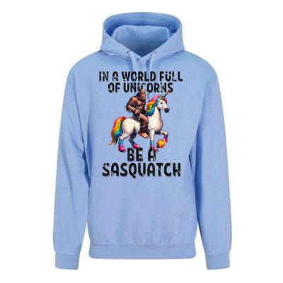 Be A Sasquatch Unicorn Funny In A World Of Unicorns Unisex Surf Hoodie