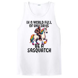 Be A Sasquatch Unicorn Funny In A World Of Unicorns PosiCharge Competitor Tank