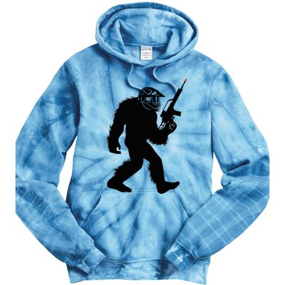 Bigfoot Airsoft Sasquatch Airsofting Apparel Tie Dye Hoodie