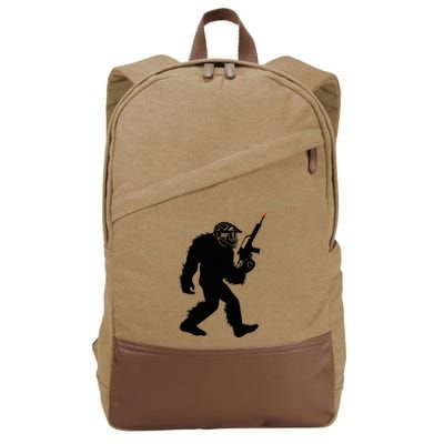Bigfoot Airsoft Sasquatch Airsofting Apparel Cotton Canvas Backpack