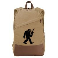 Bigfoot Airsoft Sasquatch Airsofting Apparel Cotton Canvas Backpack