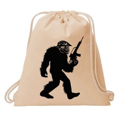 Bigfoot Airsoft Sasquatch Airsofting Apparel Drawstring Bag