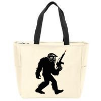 Bigfoot Airsoft Sasquatch Airsofting Apparel Zip Tote Bag