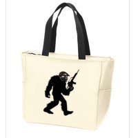 Bigfoot Airsoft Sasquatch Airsofting Apparel Zip Tote Bag