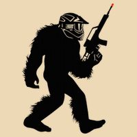 Bigfoot Airsoft Sasquatch Airsofting Apparel Zip Tote Bag