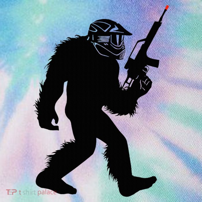 Bigfoot Airsoft Sasquatch Airsofting Apparel Legacy Tie Dye Trucker Hat