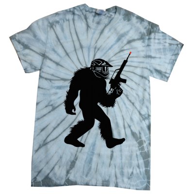 Bigfoot Airsoft Sasquatch Airsofting Apparel Tie-Dye T-Shirt