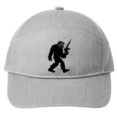 Bigfoot Airsoft Sasquatch Airsofting Apparel 7-Panel Snapback Hat
