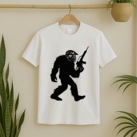 Bigfoot Airsoft Sasquatch Airsofting Apparel T-Shirt