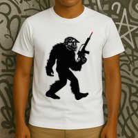 Bigfoot Airsoft Sasquatch Airsofting Apparel T-Shirt