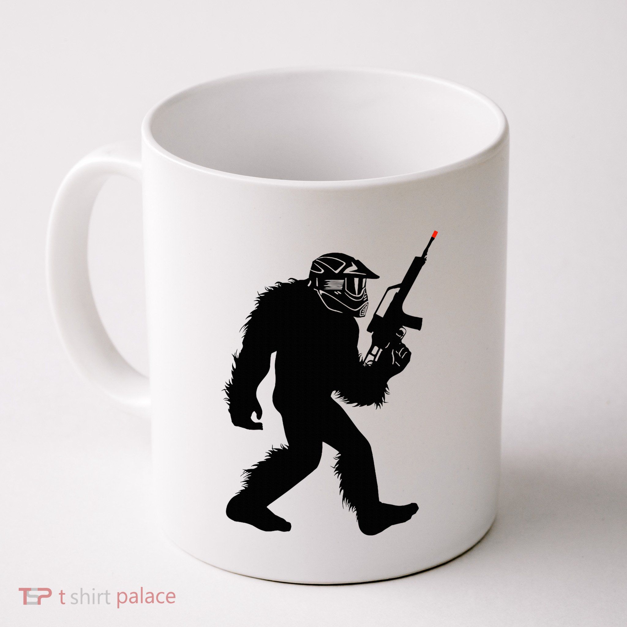 Bigfoot Airsoft Sasquatch Airsofting Apparel Mug