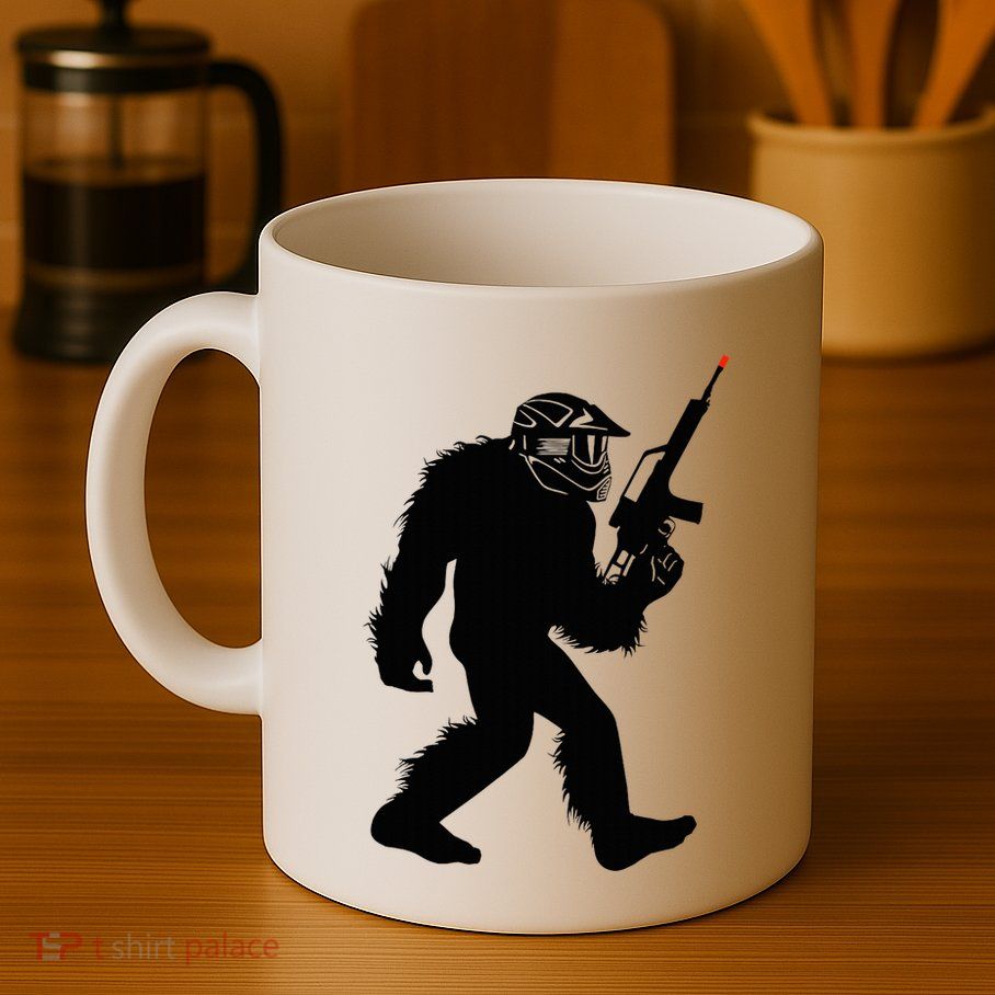 Bigfoot Airsoft Sasquatch Airsofting Apparel Mug