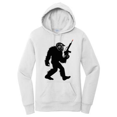 Bigfoot Airsoft Sasquatch Airsofting Apparel Women's Pullover Hoodie