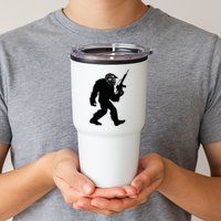 Bigfoot Airsoft Sasquatch Airsofting Apparel Tumbler