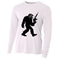 Bigfoot Airsoft Sasquatch Airsofting Apparel Cooling Performance Long Sleeve Crew
