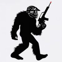Bigfoot Airsoft Sasquatch Airsofting Apparel Cooling Performance Long Sleeve Crew