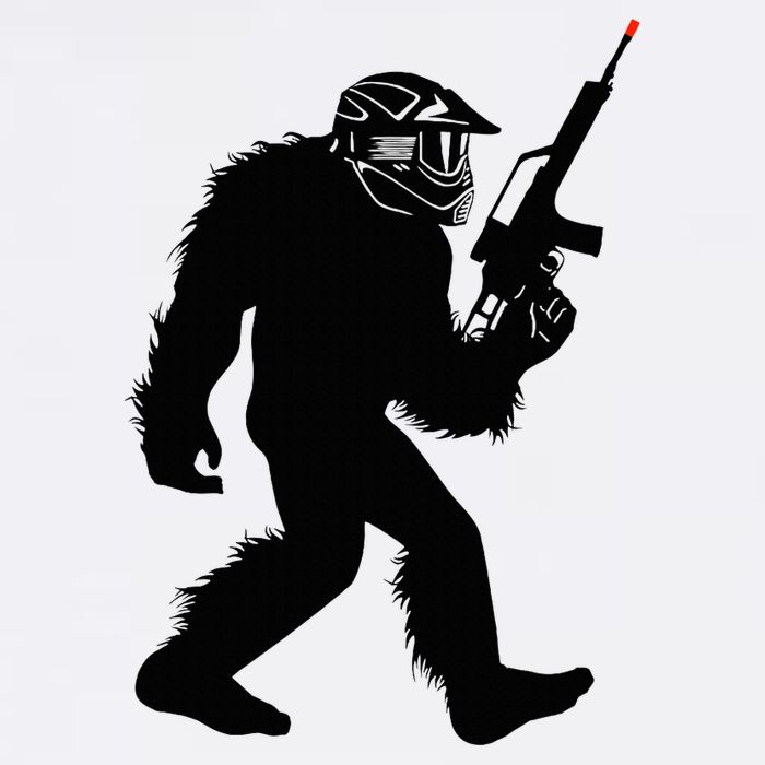 Bigfoot Airsoft Sasquatch Airsofting Apparel Cooling Performance Long Sleeve Crew