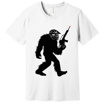Bigfoot Airsoft Sasquatch Airsofting Apparel Premium T-Shirt