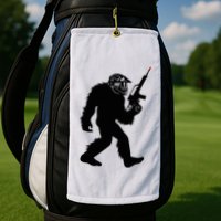Bigfoot Airsoft Sasquatch Airsofting Apparel Golf Towel
