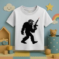 Bigfoot Airsoft Sasquatch Airsofting Apparel Toddler T-Shirt