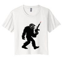 Bigfoot Airsoft Sasquatch Airsofting Apparel Crop Top