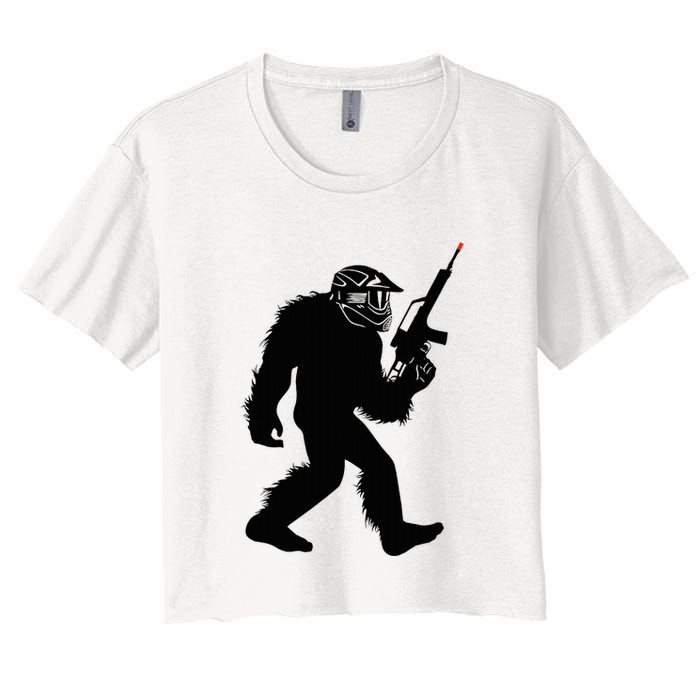 Bigfoot Airsoft Sasquatch Airsofting Apparel Crop Top